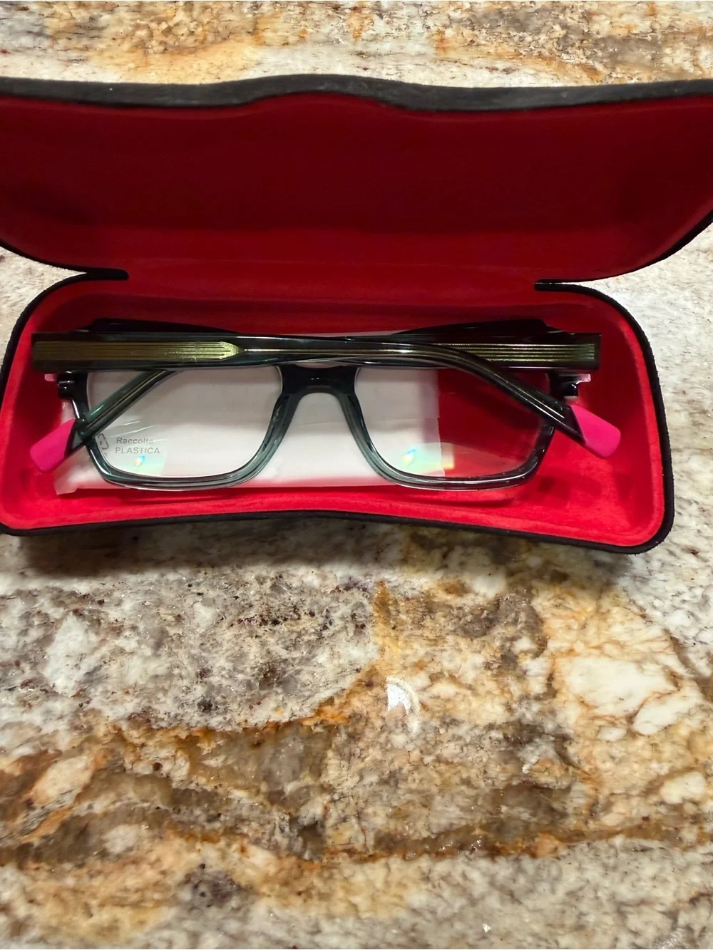 Etnia Barcelona Vesta Women’s Green, Pink and Black Designer Glasses - Eyewear